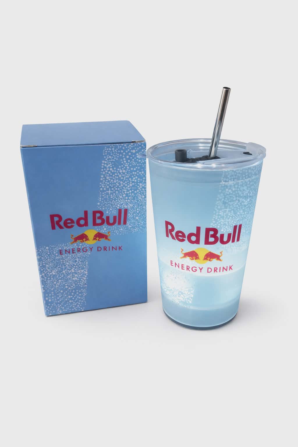 Kubek RedBull LED 330 ml – świecący BŁĘKIT