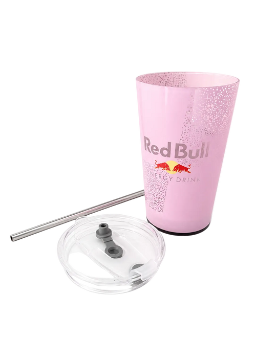 Kubek RedBull LED 330 ml – świecący RÓŻOWY
